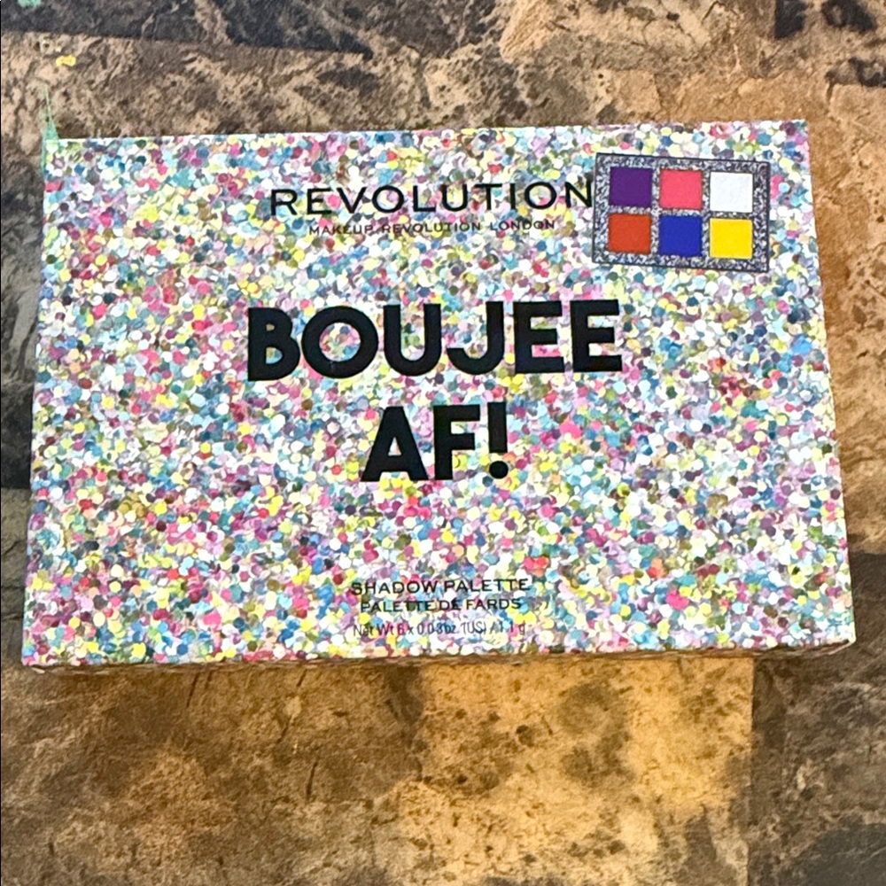Revolution Boujee AF! Shadow Palette - Vibrant Multicolor